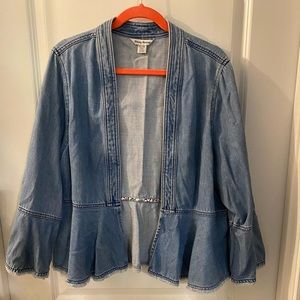 Tommy Bahama Lightweight Open Denim Jacket